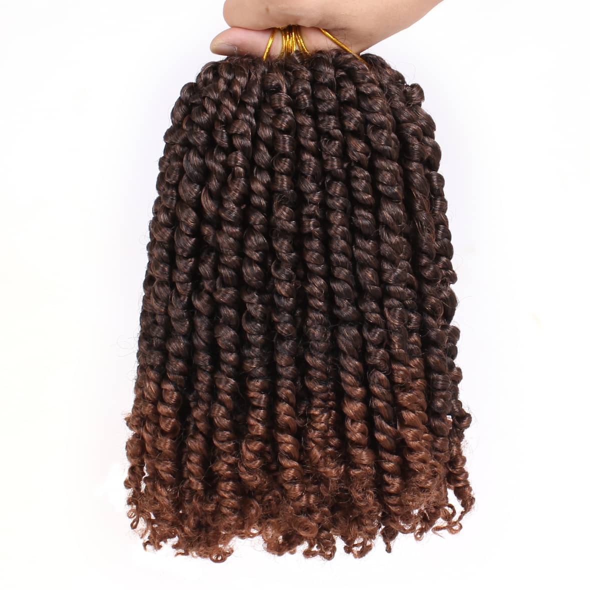 8 Pcs/pack Box Braid Crochet Hair Extensions Goddess Box Braids 14 Inch Pre  Looped Passion Twist Crochet Synthetic Hair Extensions For Women
