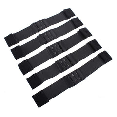6 Pcs Black Adjustable Elastic Band For WigsŒadjustable Straps For