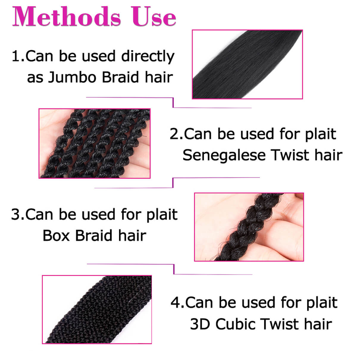 Xtrend Braid Pre Stretched Braiding Hair 26inch Easy Braids Hair 90g/pcs –  Xtrend Hair