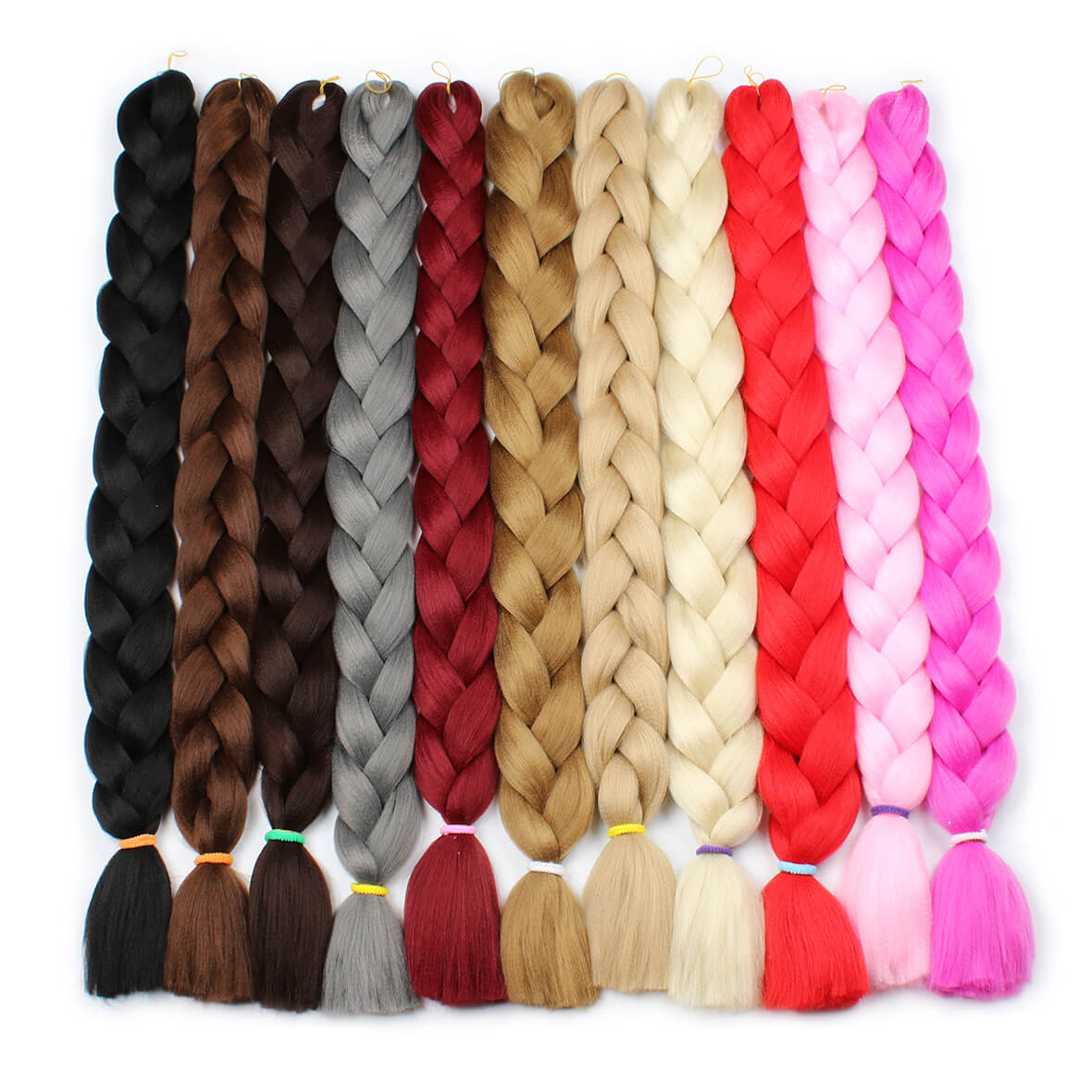 Xtrend Synthetic Kanekalon Colorful Hair Braiding Hair Extensions 82in –  Xtrend Hair